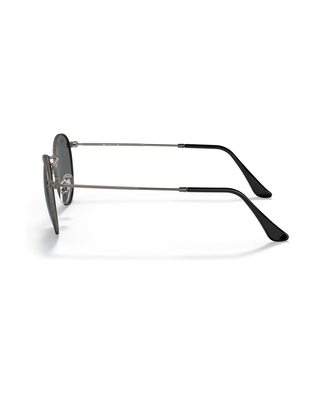 Round Metal Sunglasses - Gunmetal/Dark Grey - Ray-Ban