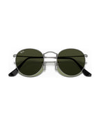 Round Metal Sunglasses - Gunmetal/G-15 Green - Ray-Ban