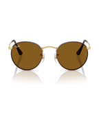 Round Metal Sunglasses - Matt Havana On Matt Arista Gold/Brown - Ray-Ban