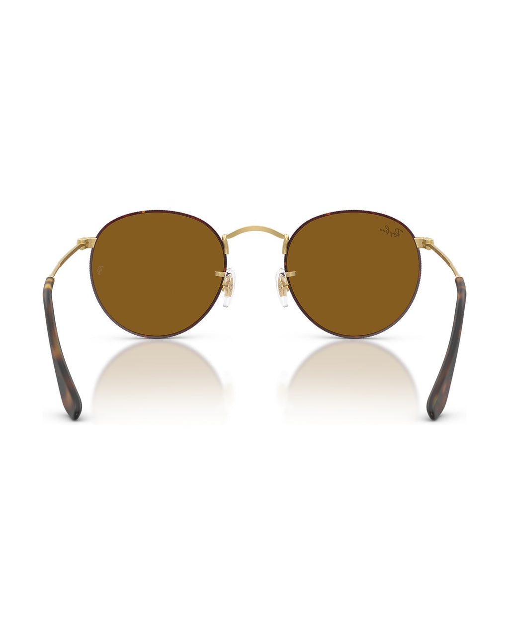 Round Metal Sunglasses - Matt Havana On Matt Arista Gold/Brown - Ray-Ban