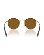 Round Metal Sunglasses - Matt Havana On Matt Arista Gold/Brown - Ray-Ban