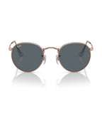Round Metal Sunglasses - Rose Gold/Blue - Ray-Ban