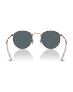 Round Metal Sunglasses - Rose Gold/Blue - Ray-Ban