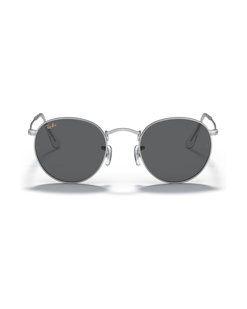 Round Metal Sunglasses - Silver/Dark Grey - Ray-Ban