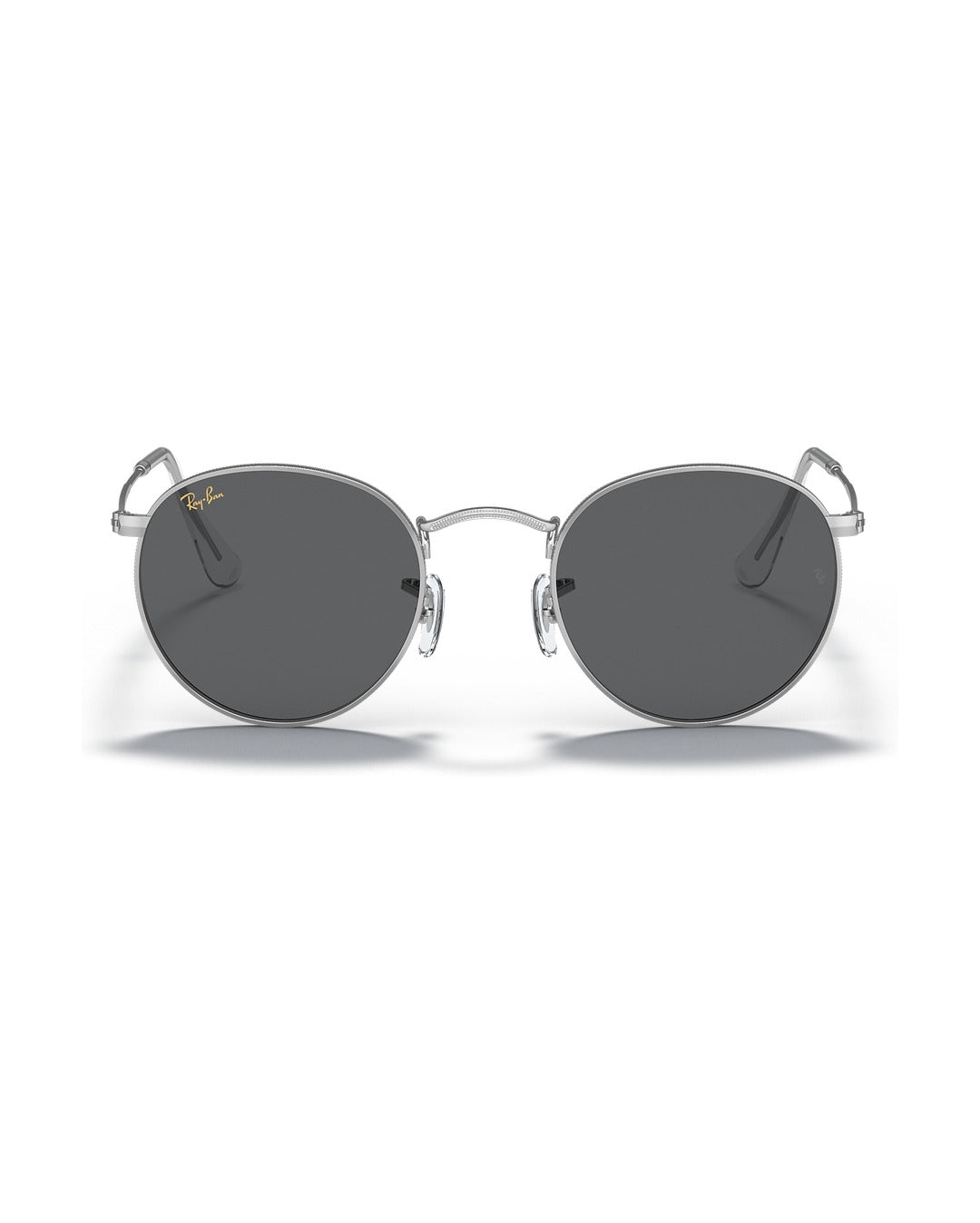 Round Metal Sunglasses - Silver/Dark Grey - Ray-Ban