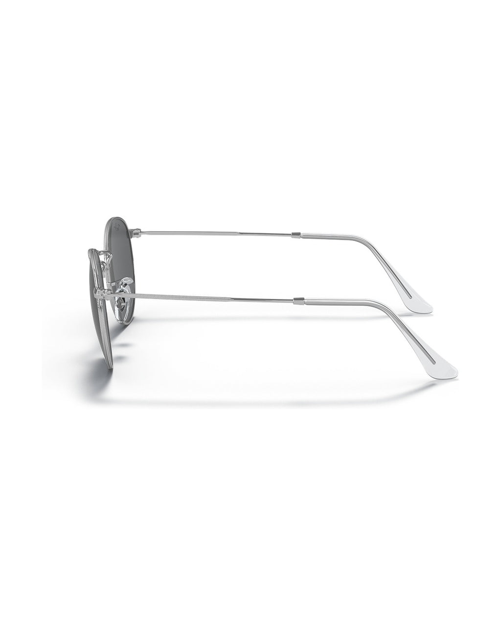 Round Metal Sunglasses - Silver/Dark Grey - Ray-Ban