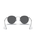 Round Metal Sunglasses - Silver/Dark Grey - Ray-Ban