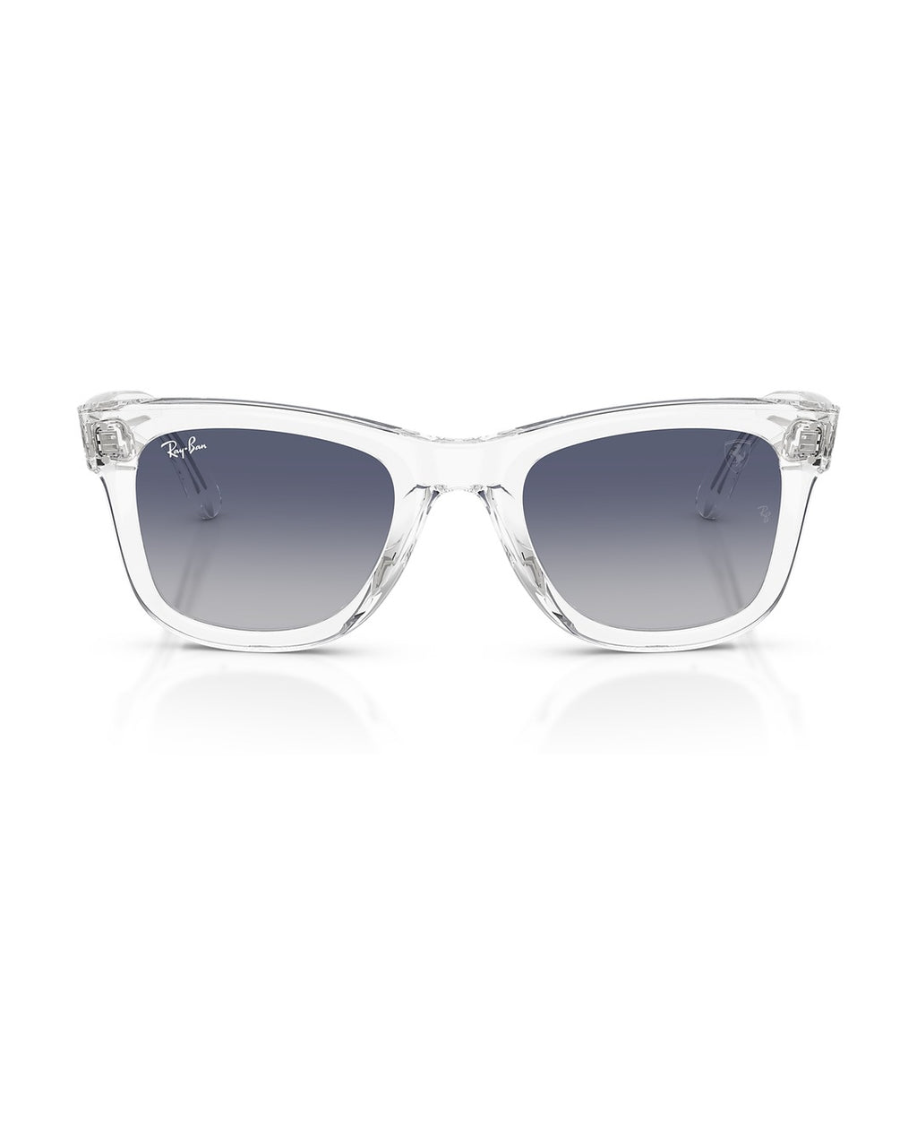 Scuderia Ferrari Charles Leclerc Edition Wayfarer Reverse Sunglasses - Transparent/Light Grey Gradient Dark Blue - Ray-Ban