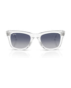 Scuderia Ferrari Charles Leclerc Edition Wayfarer Reverse Sunglasses - Transparent/Light Grey Gradient Dark Blue - Ray-Ban