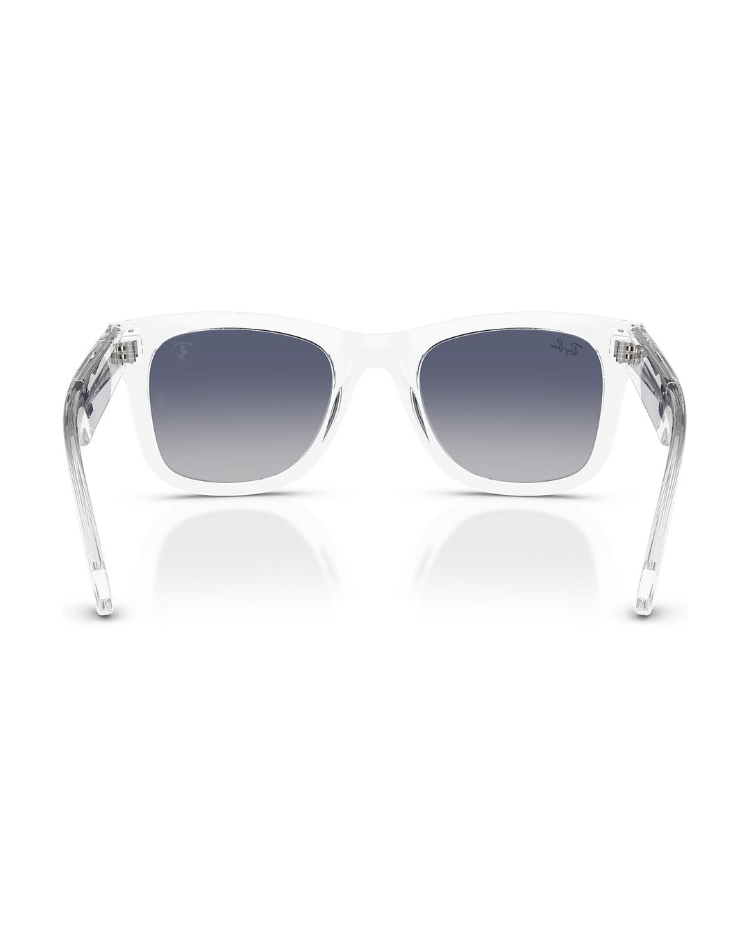 Scuderia Ferrari Charles Leclerc Edition Wayfarer Reverse Sunglasses - Transparent/Light Grey Gradient Dark Blue - Ray-Ban
