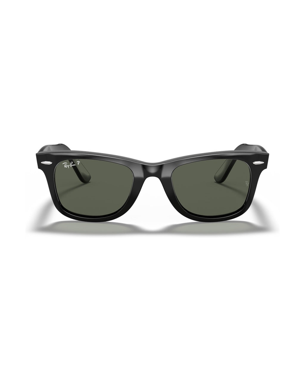 Wayfarer Classic Sunglasses - Black/Green Polarized - Ray-Ban