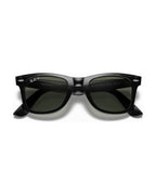 Wayfarer Classic Sunglasses - Black/Green Polarized - Ray-Ban