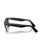 Wayfarer Classic Sunglasses - Black On Transparent/Green - Ray-Ban