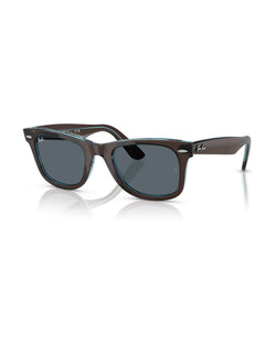 Wayfarer Classic Sunglasses - Brown On Transparent Blue/Blue - Ray-Ban