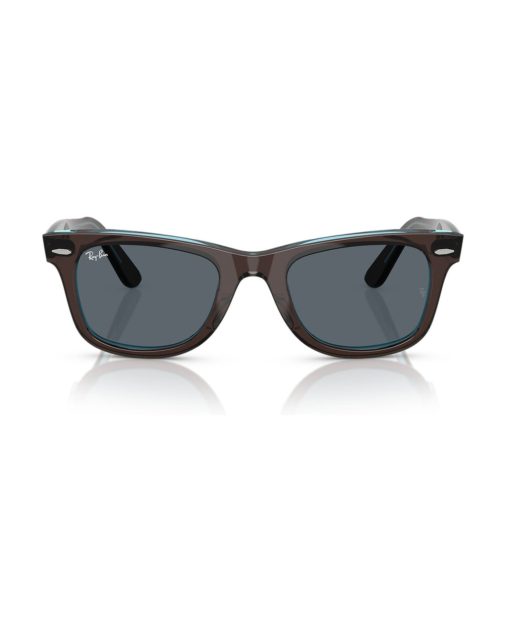 Wayfarer Classic Sunglasses - Brown On Transparent Blue/Blue - Ray-Ban
