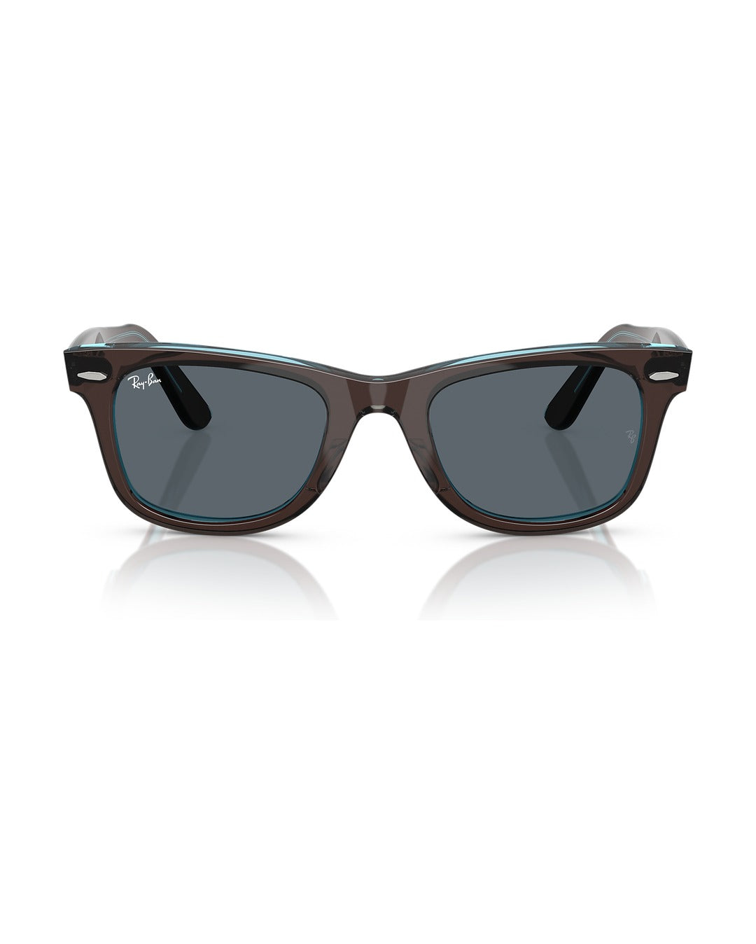 Wayfarer Classic Sunglasses - Brown On Transparent Blue/Blue - Ray-Ban