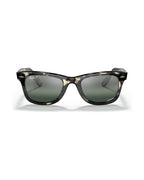 Wayfarer Classic Sunglasses - Grey Havana/Silver/Blue Polarised+ - Ray-Ban