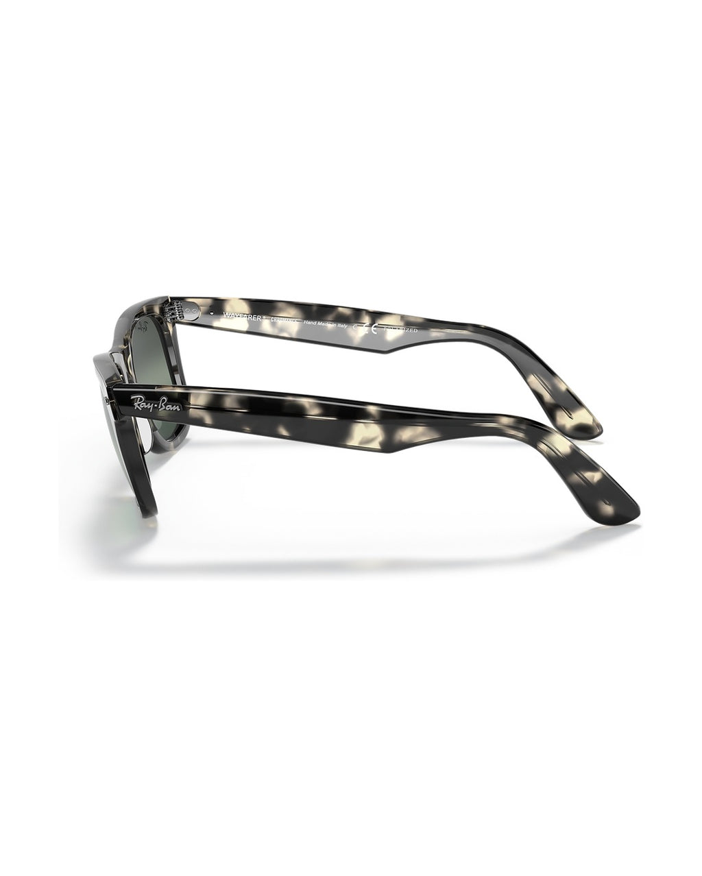 Wayfarer Classic Sunglasses - Grey Havana/Silver/Blue Polarised+ - Ray-Ban