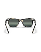 Wayfarer Classic Sunglasses - Grey Havana/Silver/Blue Polarised+ - Ray-Ban