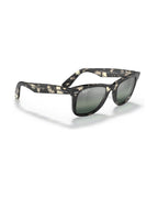 Wayfarer Classic Sunglasses - Grey Havana/Silver/Blue Polarised+ - Ray-Ban