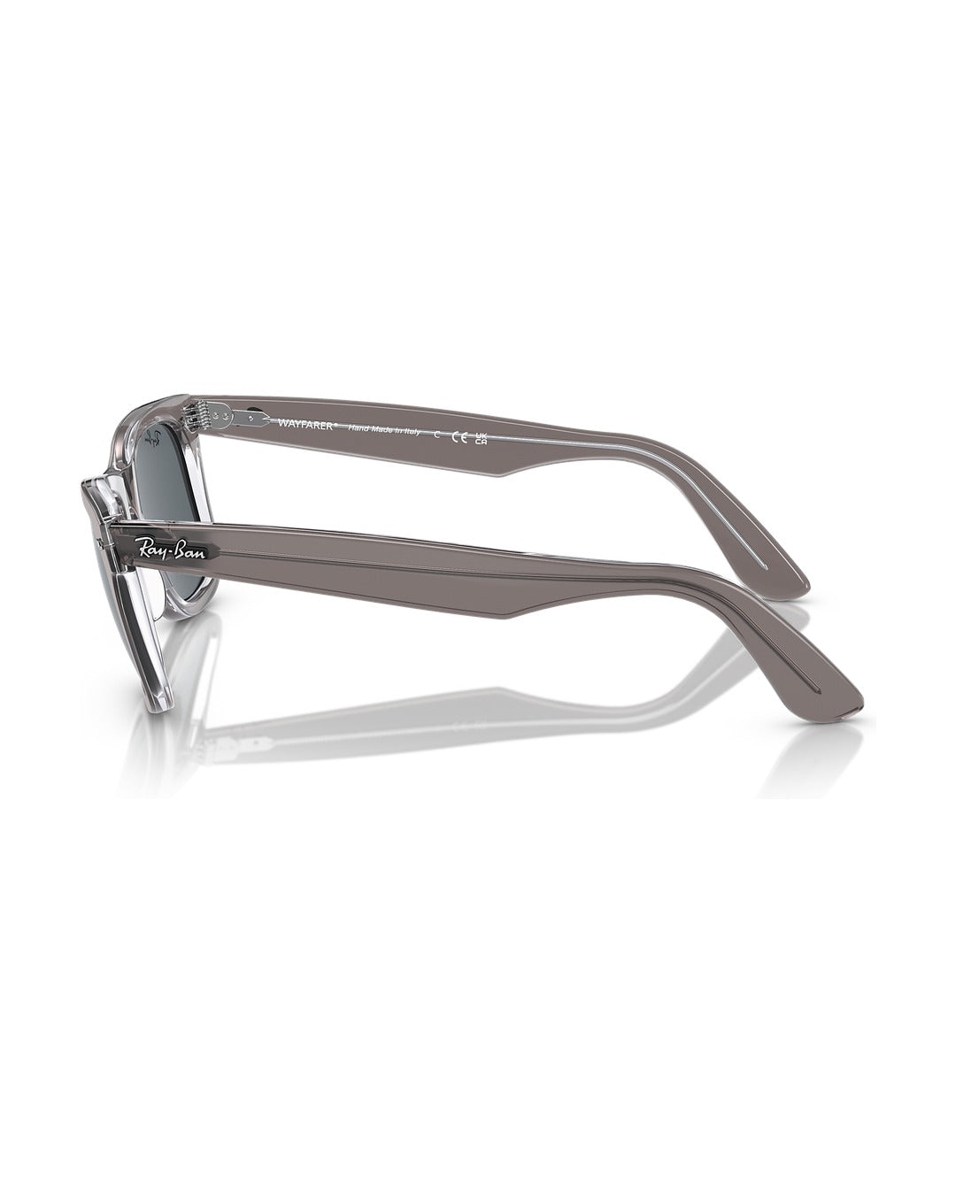 Wayfarer Classic Sunglasses - Grey On Transparent/Blue - Ray-Ban