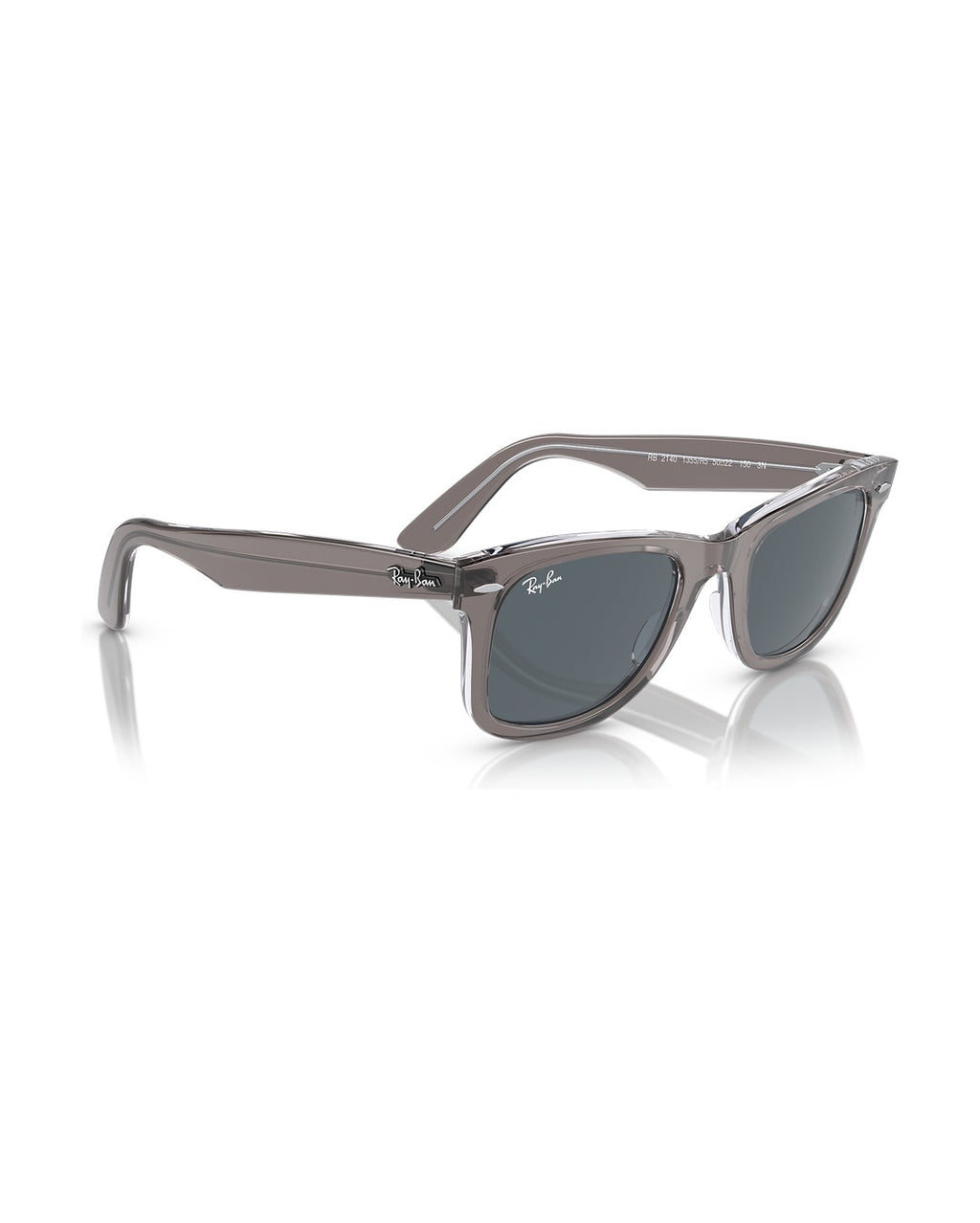 Wayfarer Classic Sunglasses - Grey On Transparent/Blue - Ray-Ban
