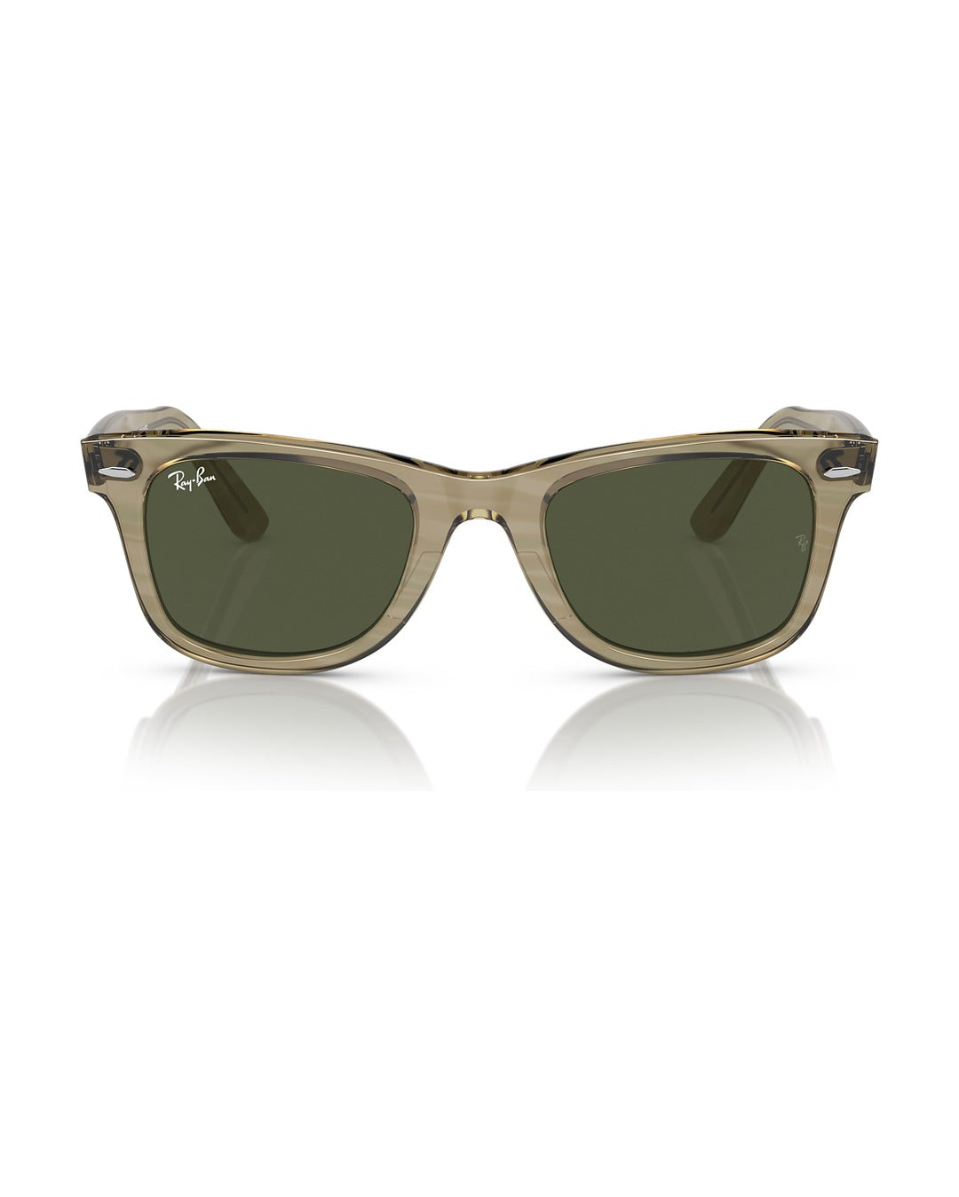 Wayfarer Classic Sunglasses - Photo Striped Grey/Green - Ray-Ban