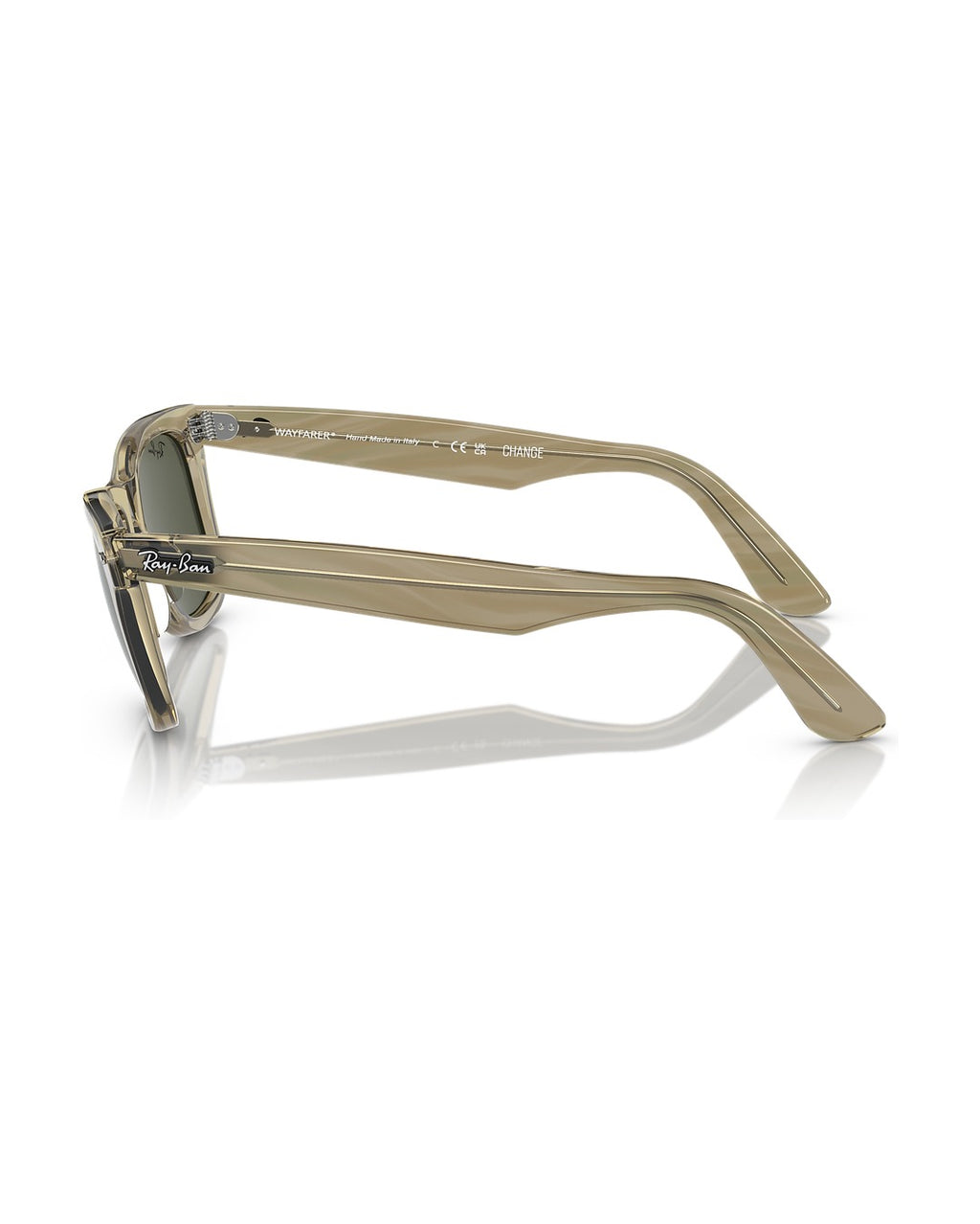 Wayfarer Classic Sunglasses - Photo Striped Grey/Green - Ray-Ban