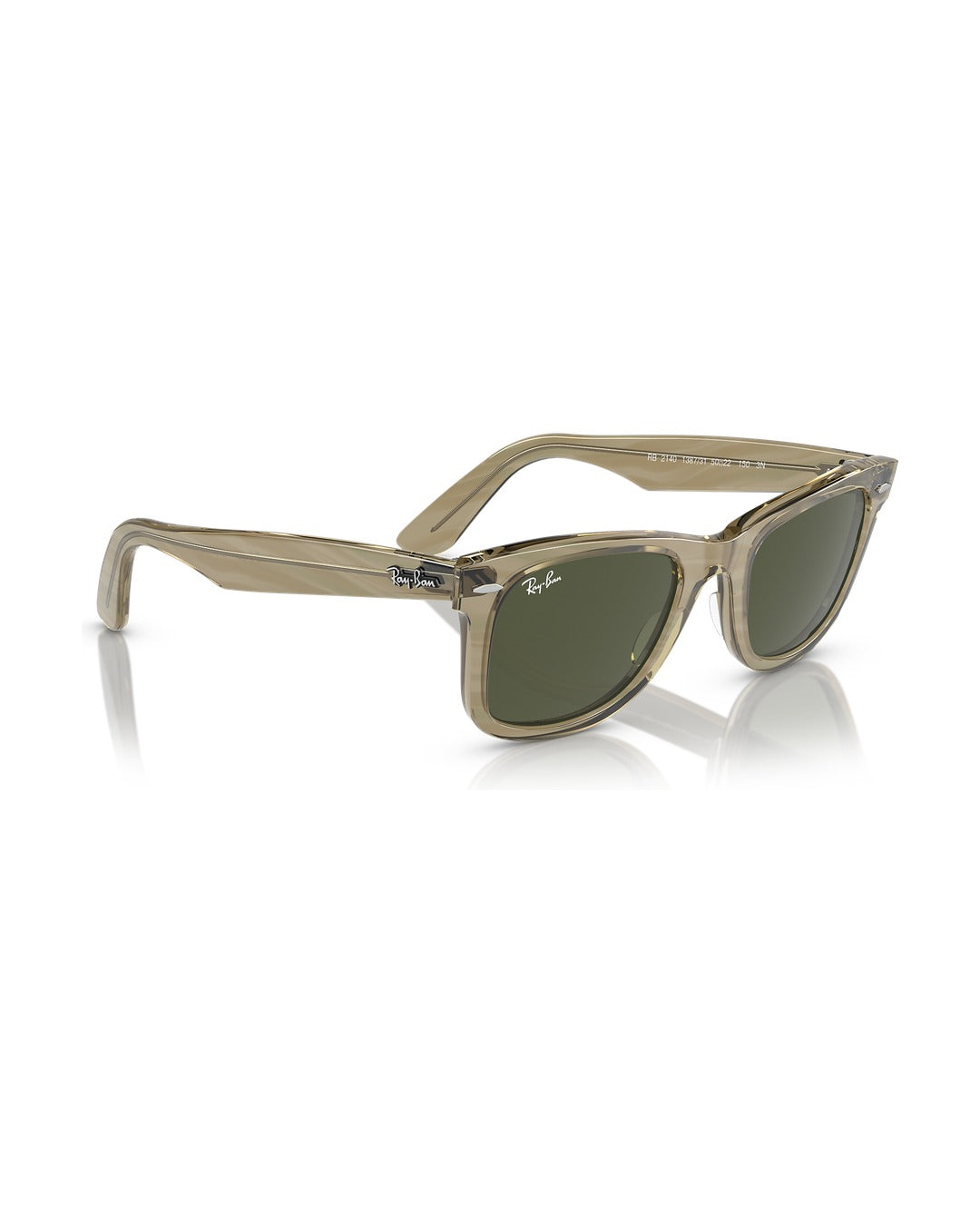Wayfarer Classic Sunglasses - Photo Striped Grey/Green - Ray-Ban