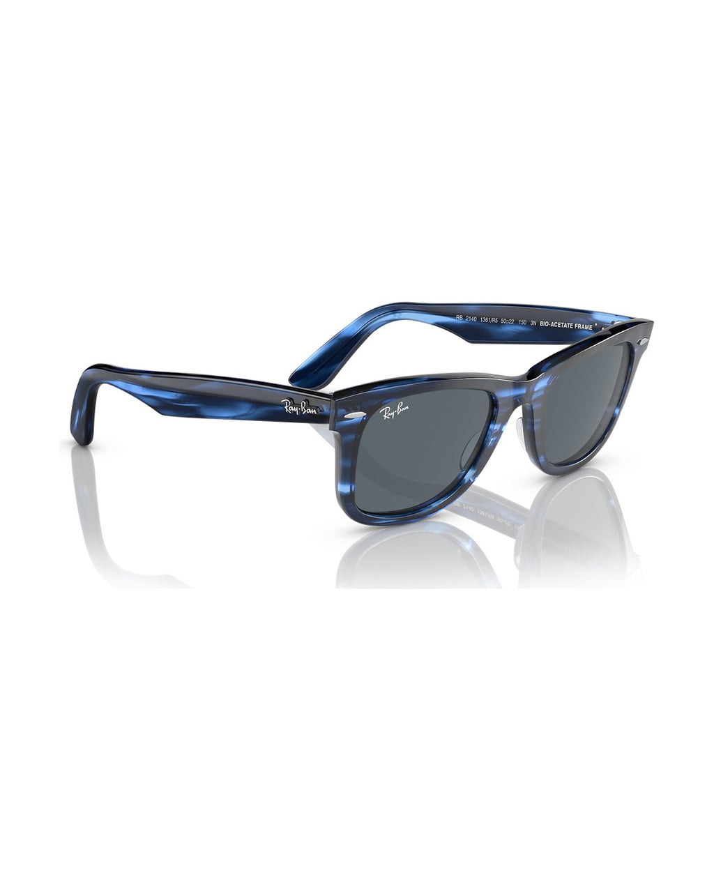 Wayfarer Classic Sunglasses - Striped Blue/Blue - Ray-Ban