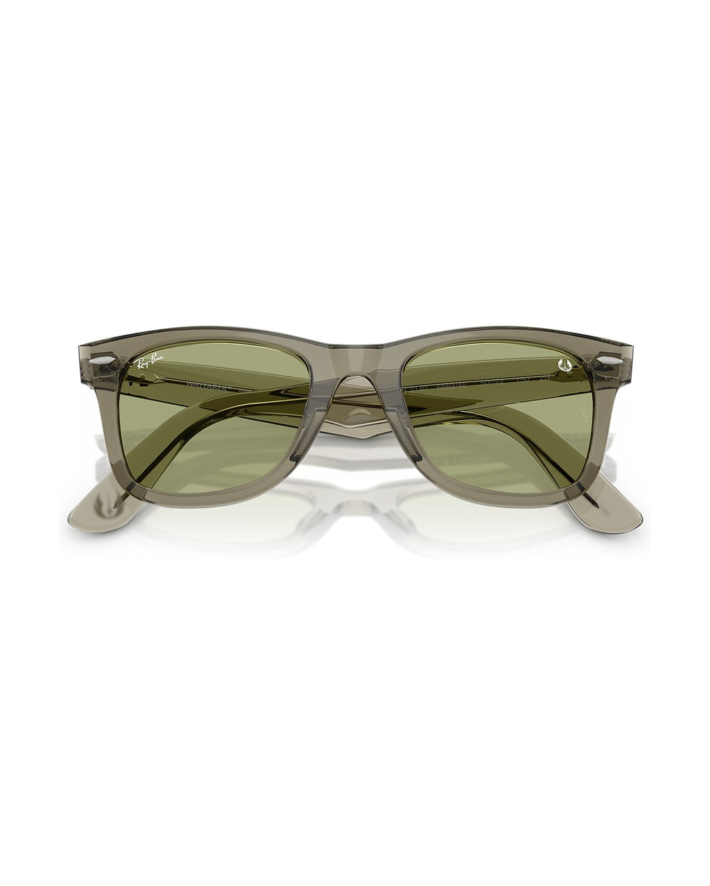 Wayfarer Classic Sunglasses - Transparent Green/Bottle Green - Ray-Ban