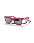 Wayfarer Classic Sunglasses - Transparent Red/Blue - Ray-Ban