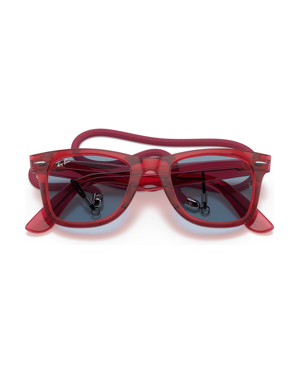 Wayfarer Classic Sunglasses - Transparent Red/Blue - Ray-Ban
