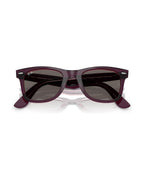 Wayfarer Classic Sunglasses - Violet On Transparent Pink/Dark Grey - Ray-Ban