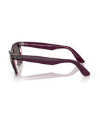 Wayfarer Classic Sunglasses - Violet On Transparent Pink/Dark Grey - Ray-Ban