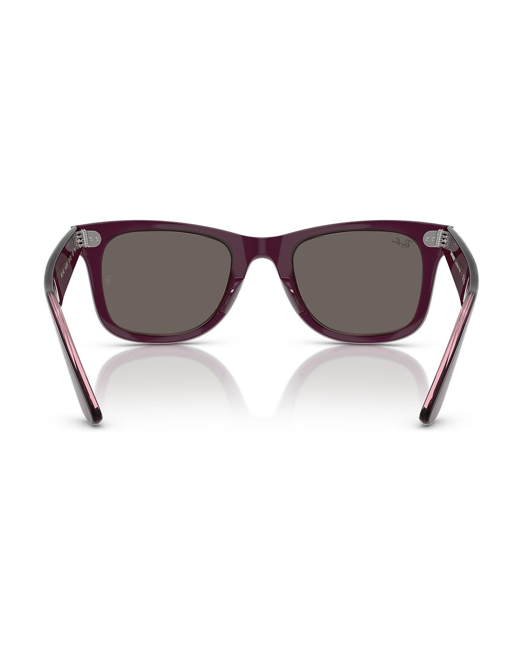 Wayfarer Classic Sunglasses - Violet On Transparent Pink/Dark Grey - Ray-Ban