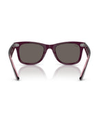 Wayfarer Classic Sunglasses - Violet On Transparent Pink/Dark Grey - Ray-Ban