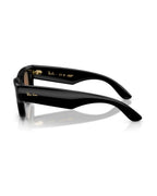 A$AP Rocky Wayfarer Puffer Sunglasses - Black/Brown Mirror Orange - Ray-Ban