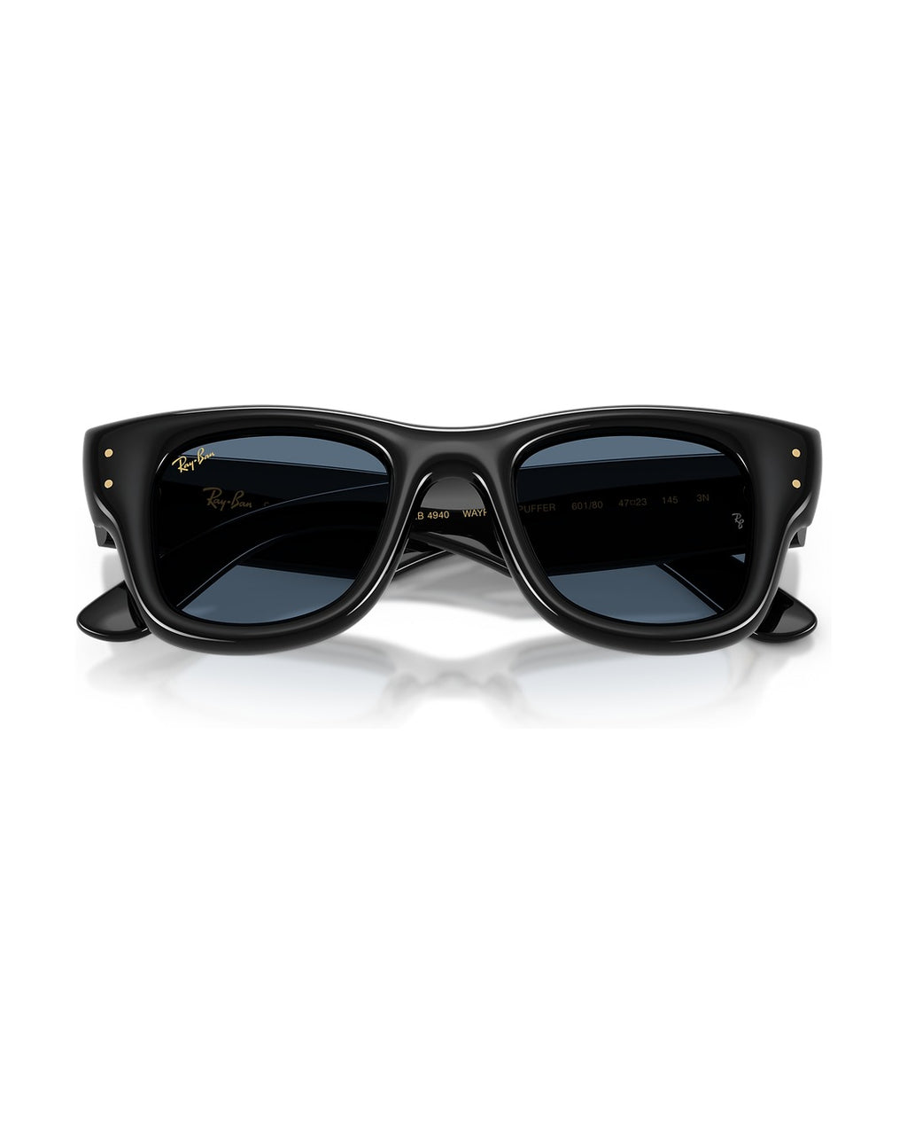 A$AP Rocky Wayfarer Puffer Sunglasses - Black/Dark Blue - Ray-Ban
