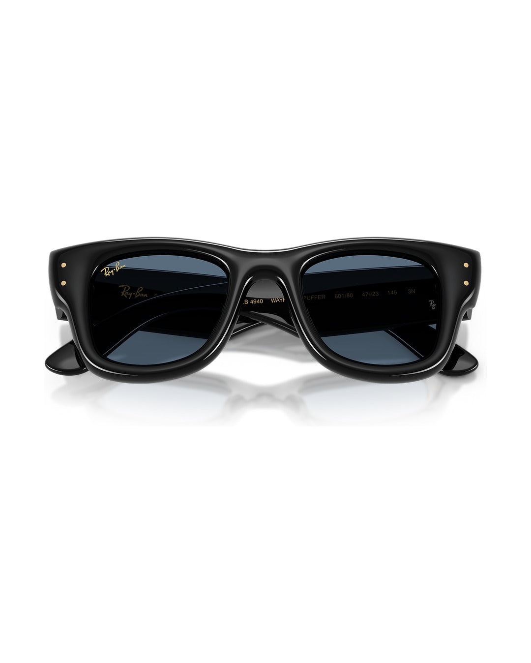 A$AP Rocky Wayfarer Puffer Sunglasses - Black/Dark Blue - Ray-Ban