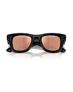 A$AP Rocky Wayfarer Puffer Sunglasses - Black/Dark Brown Mirror Rose Gold - Ray-Ban