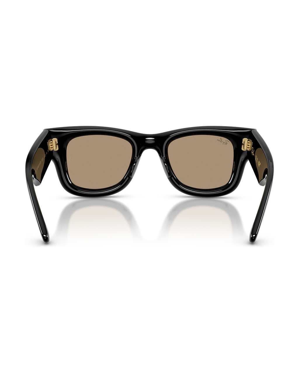 A$AP Rocky Wayfarer Puffer Sunglasses - Black/Dark Brown Mirror Rose Gold - Ray-Ban