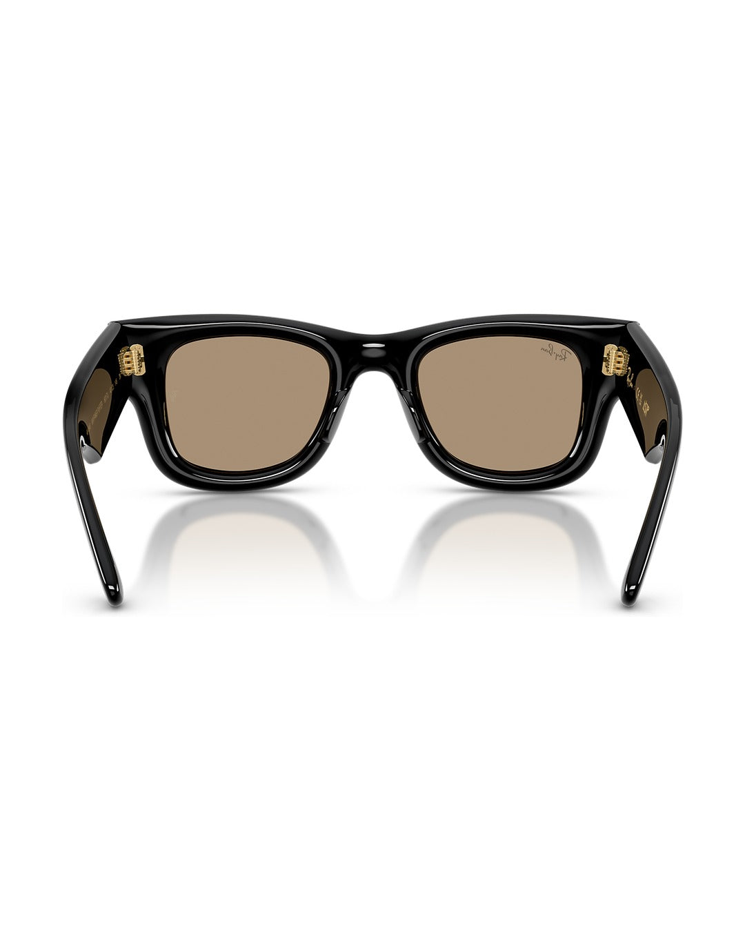 A$AP Rocky Wayfarer Puffer Sunglasses - Black/Dark Brown Mirror Rose Gold - Ray-Ban