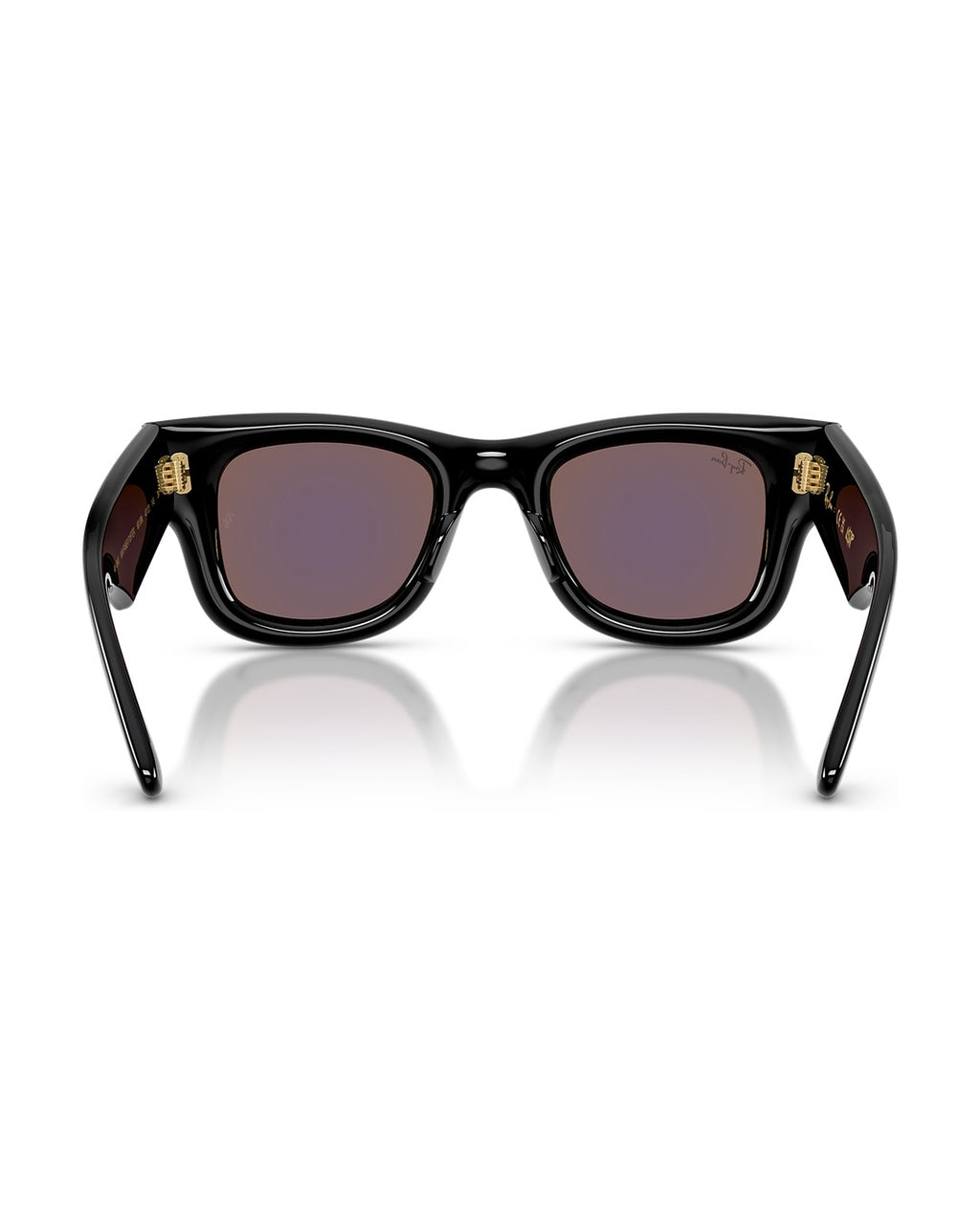 A$AP Rocky Wayfarer Puffer Sunglasses - Black/Green Mirror Green 632 - Ray-Ban