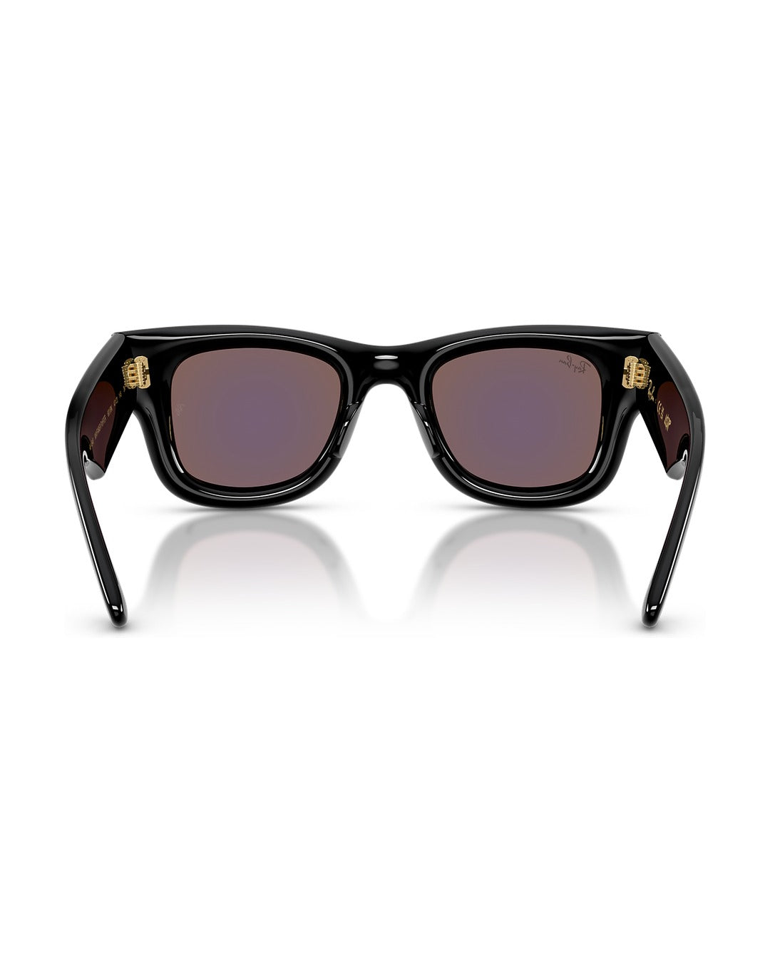 A$AP Rocky Wayfarer Puffer Sunglasses - Black/Green Mirror Green 632 - Ray-Ban