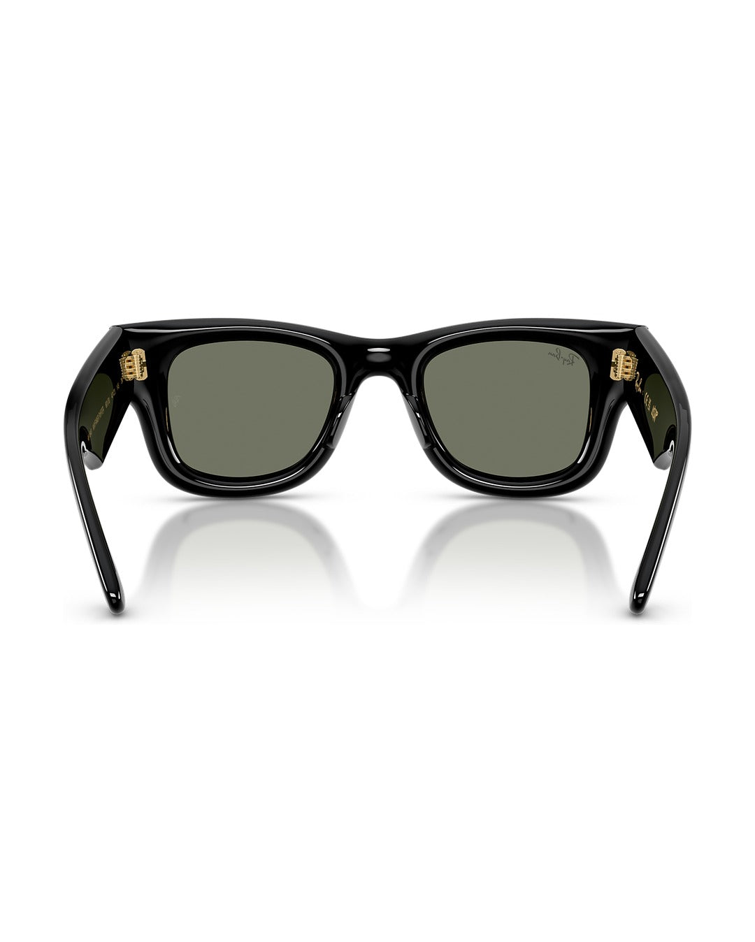 A$AP Rocky Wayfarer Puffer Sunglasses - Black/Green Mirror Silver Plan - Ray-Ban