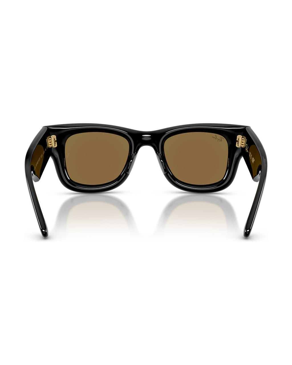 A$AP Rocky Wayfarer Puffer Sunglasses - Black/Light Green Mirror Blue - Ray-Ban