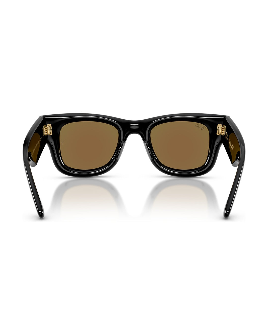 A$AP Rocky Wayfarer Puffer Sunglasses - Black/Light Green Mirror Blue - Ray-Ban