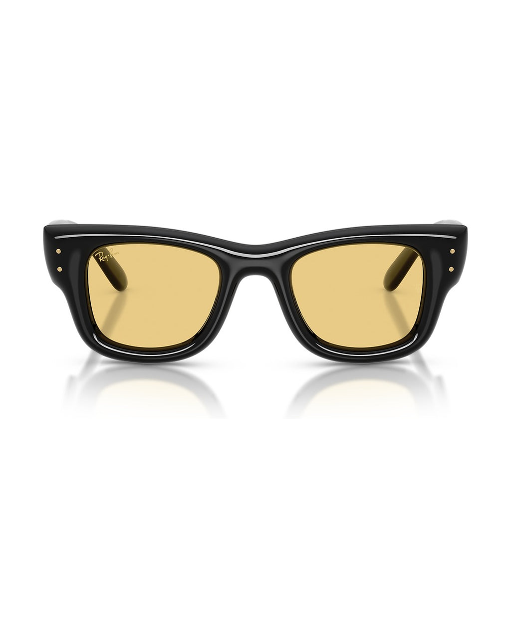 A$AP Rocky Wayfarer Puffer Sunglasses - Black/Yellow - Ray-Ban