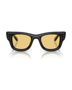 A$AP Rocky Wayfarer Puffer Sunglasses - Black/Yellow - Ray-Ban